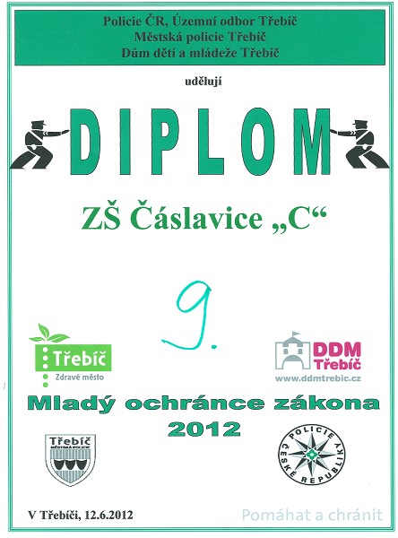 Branný závod - Mladý ochránce zákona 2012